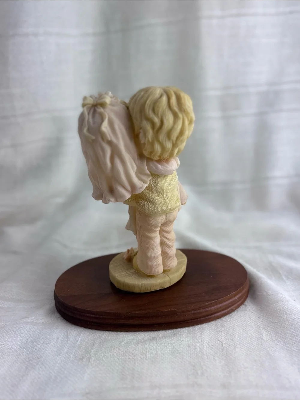 8” Enesco 2001 Bless You Two Bride & Groom Figurine Wedding Cake Topper